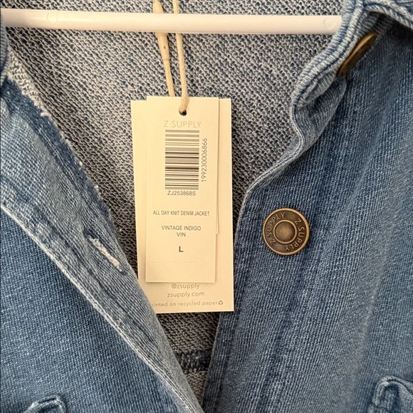 Z Supply All Day Knit Denim Jacket - Picture 3 of 8